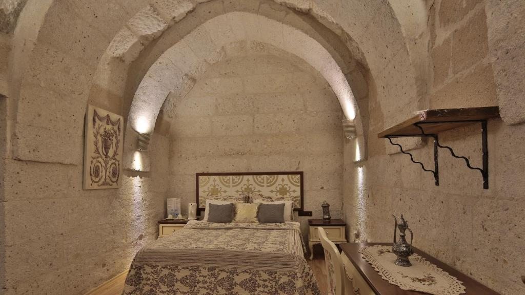 Двухместный (Двухместный номер Делюкс с 1 кроватью) гостевого дома Sakli Konak Cappadocia, Учхисар
