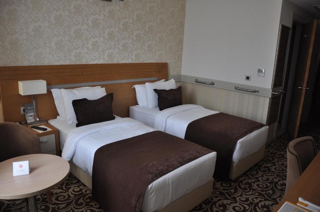 Двухместный (Двухместный номер с 2 отдельными кроватями - Подходит для гостей с ограниченными физическими возможностями) отеля Grand İtimat, Денизли