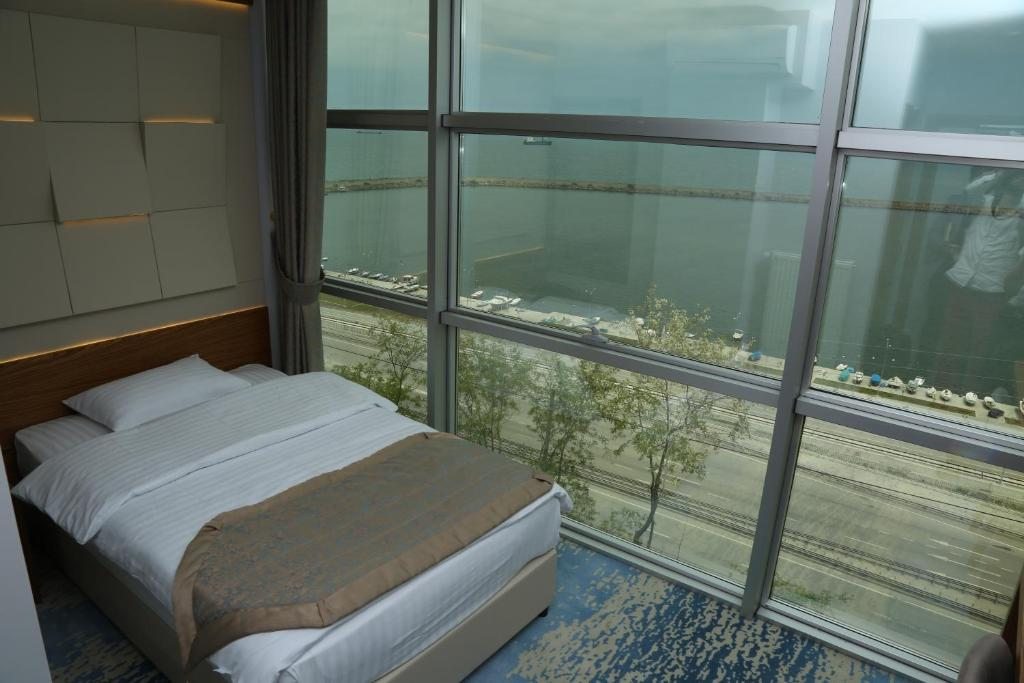 Одноместный (Стандартный одноместный номер с видом на море) отеля Panorama Damla, Самсун