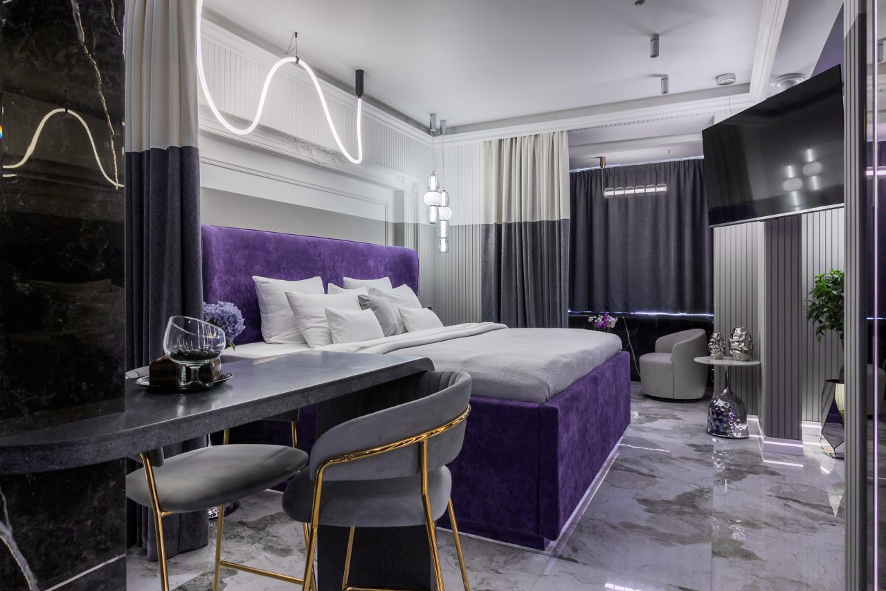 Люкс (РОСКОШЬ 2.0 С САУНОЙ И ДЖАКУЗИ), Апартаменты Домотелли на Пионерской