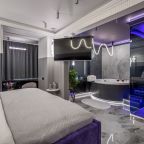 Люкс (РОСКОШЬ 2.0 С САУНОЙ И ДЖАКУЗИ), Апартаменты Домотелли на Пионерской