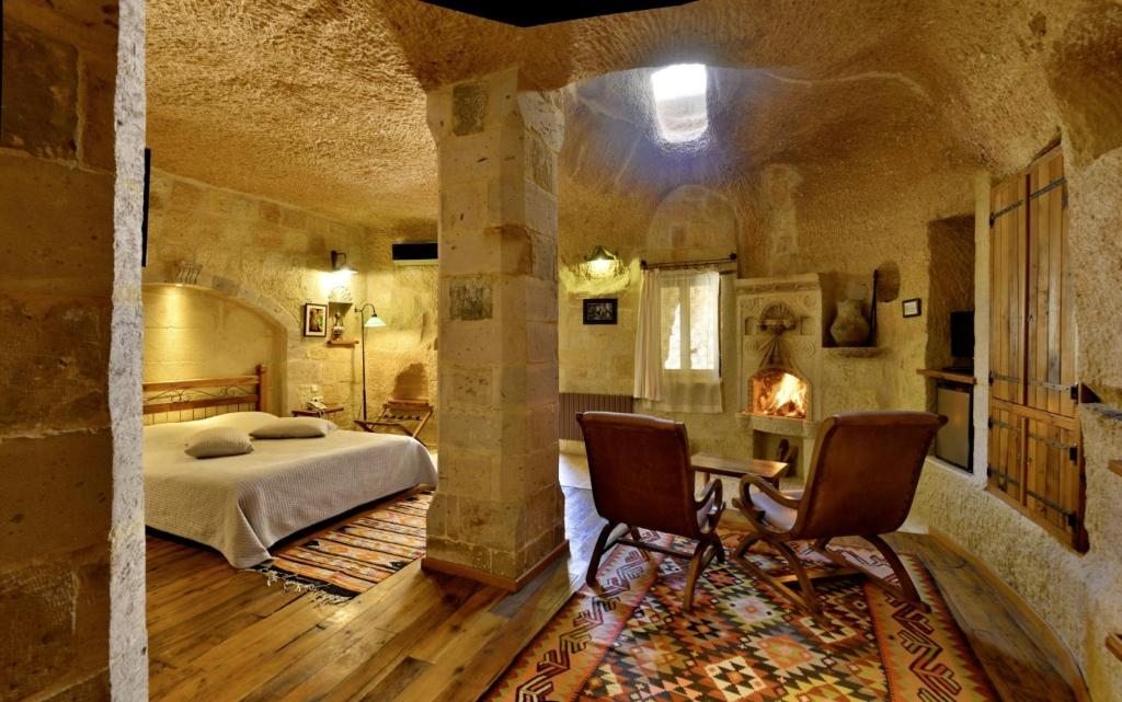 Двухместный (Номер с кроватью размера «king-size») отеля Sultan Cave Suites, Гереме