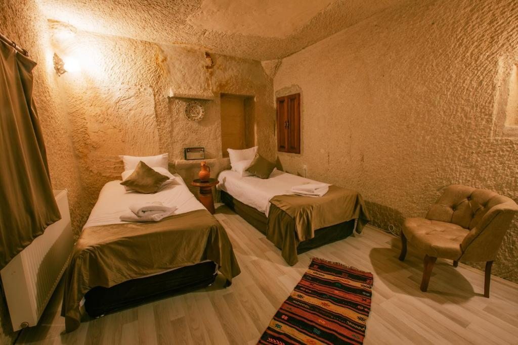 Двухместный (Двухместный номер эконом-класса с 2 отдельными кроватями) отеля Cave Life Hotel, Гереме