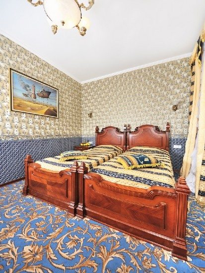 Двухместный (Опочевальня для 2х человек с двуспальной кроватью/двумя раздельными) отеля Счастливый Пушкин, Санкт-Петербург