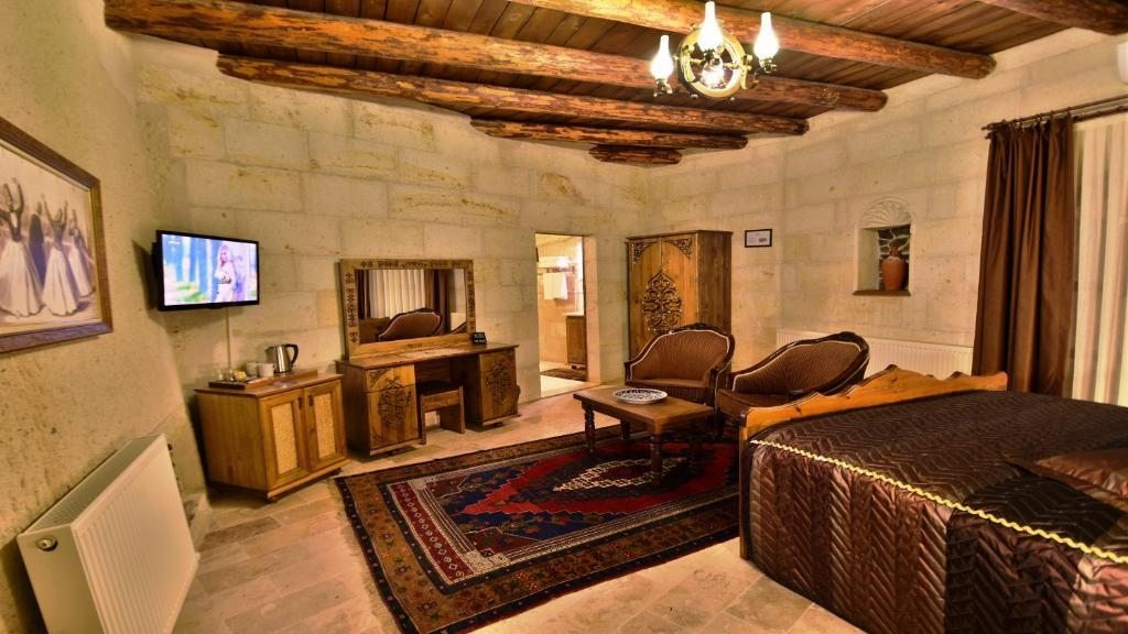 Двухместный (Улучшенный каменный номер), Harman Cave Hotel