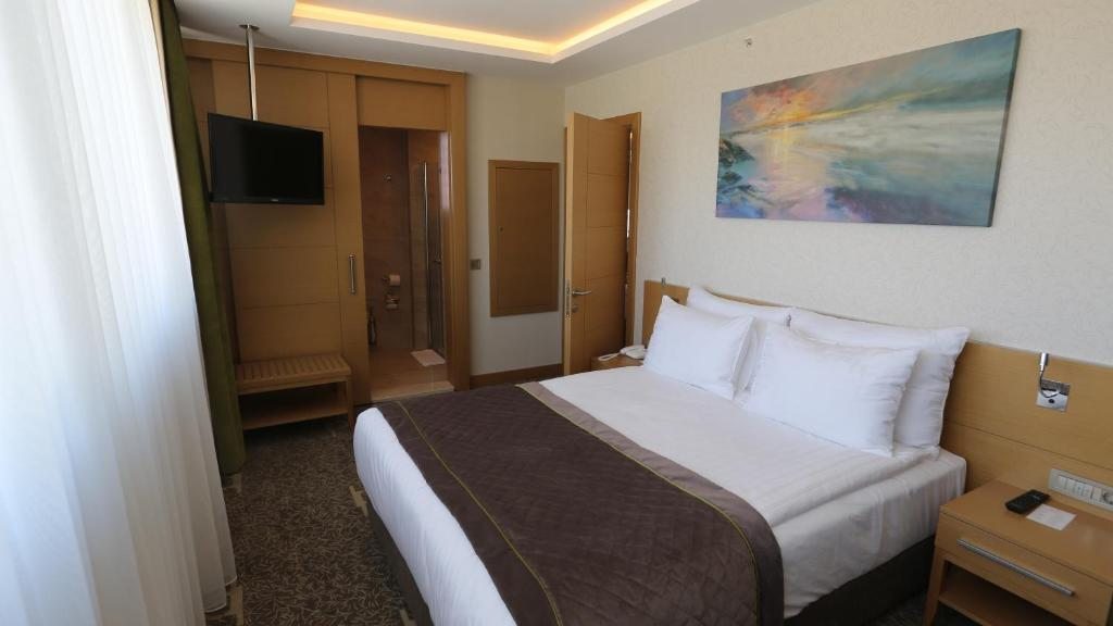 Двухместный (Двухместный номер с 1 кроватью - Для гостей с ограниченными физическими возможностями - Для некурящих) отеля Ramada Bursa Cekirge, Бурса