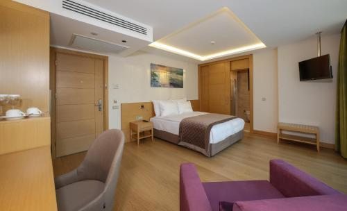 Двухместный (Двухместный номер с 1 кроватью для курящих) отеля Ramada Bursa Cekirge, Бурса