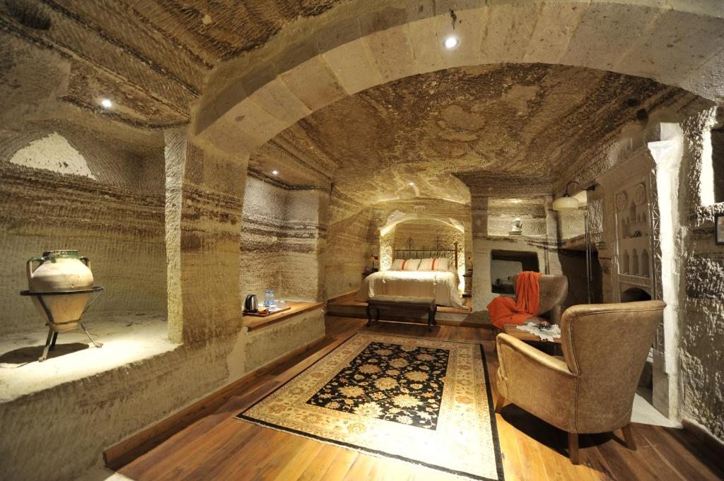 Двухместный (Королевский люкс в пещере) отеля Terra Cave Hotel, Гереме