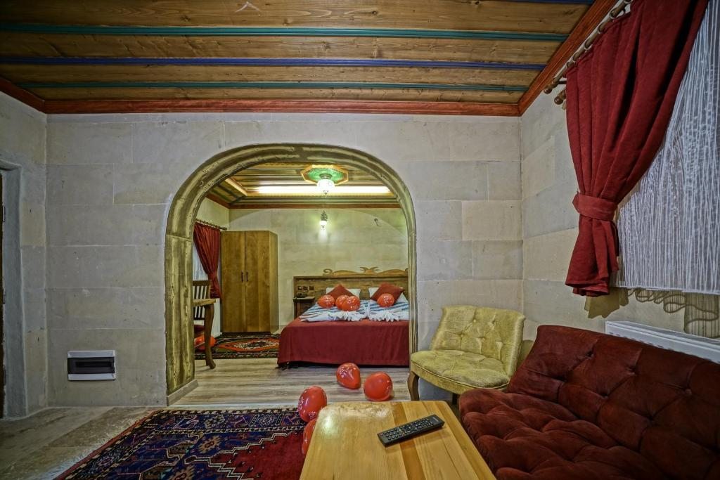 Двухместный (Двухместный номер Делюкс с 1 кроватью) отеля Cappa Cave Hostel, Гереме
