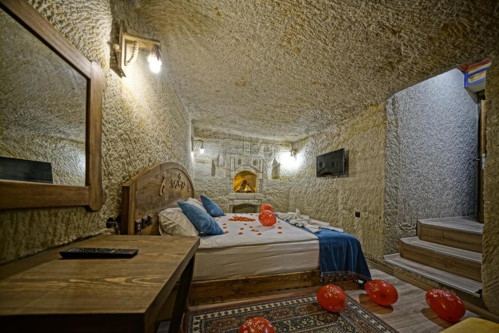 Двухместный (Двухместный номер Делюкс с 1 кроватью), Cappa Cave Hostel