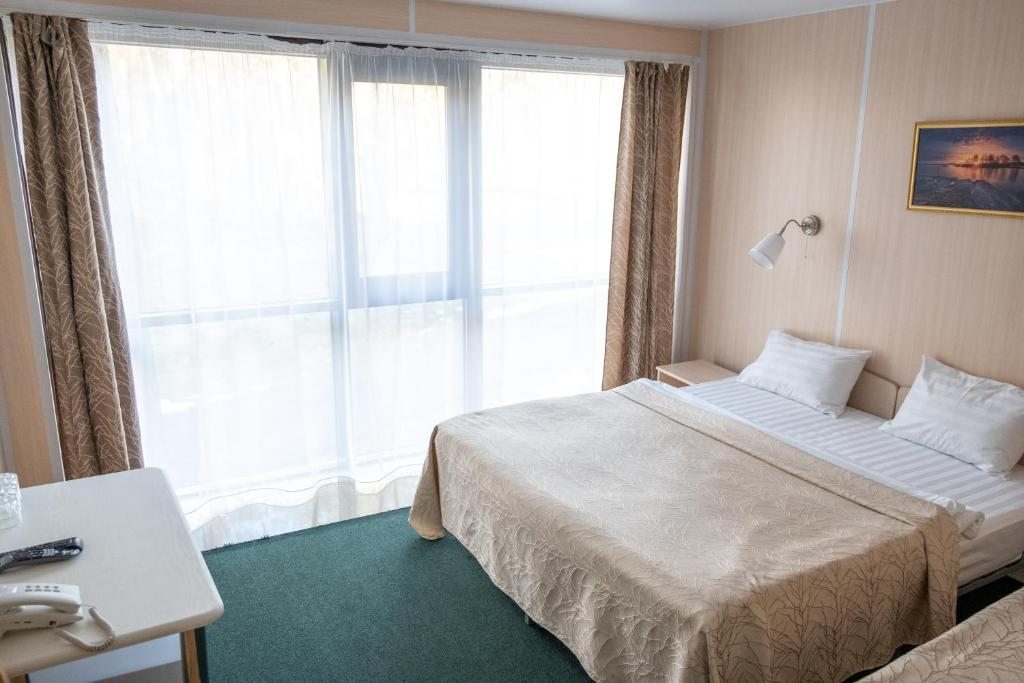 Двухместный (Стандартный двухместный номер с 1 кроватью или 2 отдельными кроватями) отеля Прионежская Ривьера, Щекино