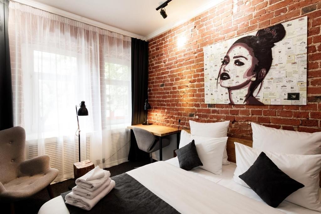 Двухместный (Улучшенный двухместный номер с 1 кроватью или 2 отдельными кроватями) отеля Winewood Moscow Lounge, Москва