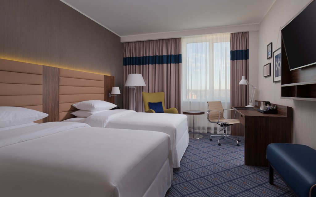 Двухместный (Улучшенный, С двумя односпальными кроватями) отеля Radisson Hotel & Congress Center Saransk, Саранск
