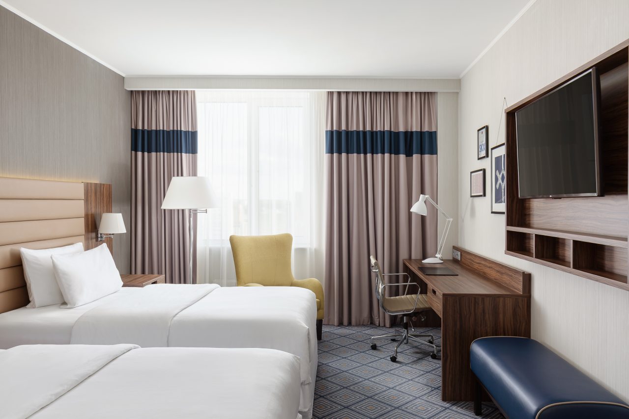 Двухместный (Улучшенный, С двумя односпальными кроватями), Гостиница Radisson Hotel & Congress Center Saransk