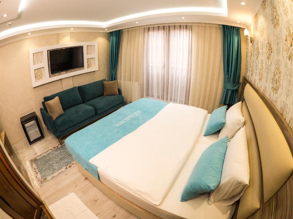 Двухместный (Стандартный двухместный номер с 1 кроватью и диваном-кроватью) отеля Elif Inan Motel, Узунгель