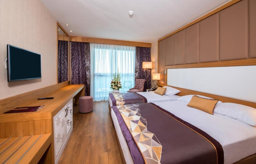 Двухместный (Двухместный номер с 1 кроватью или 2 отдельными кроватями и видом на сушу) отеля Sirius Deluxe Hotel, Авсаллар