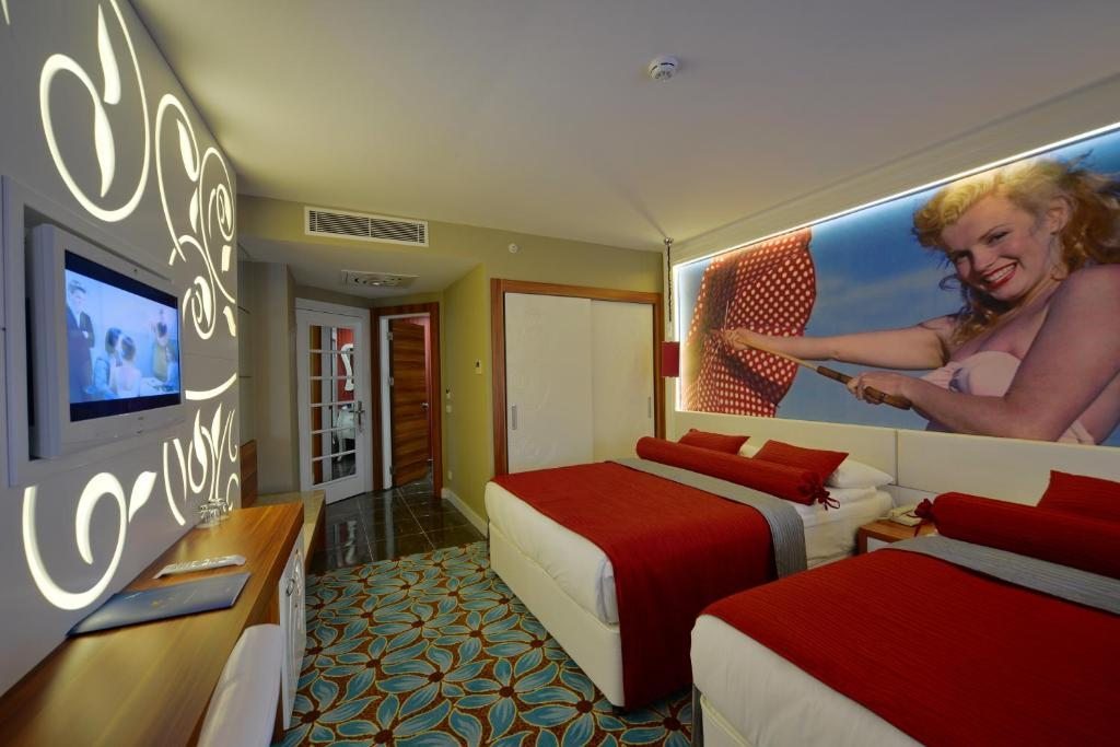 Двухместный (Двухместный номер эконом-класса с 1 кроватью или 2 отдельными кроватями) отеля Vikingen Infinity Resort&Spa, Авсаллар