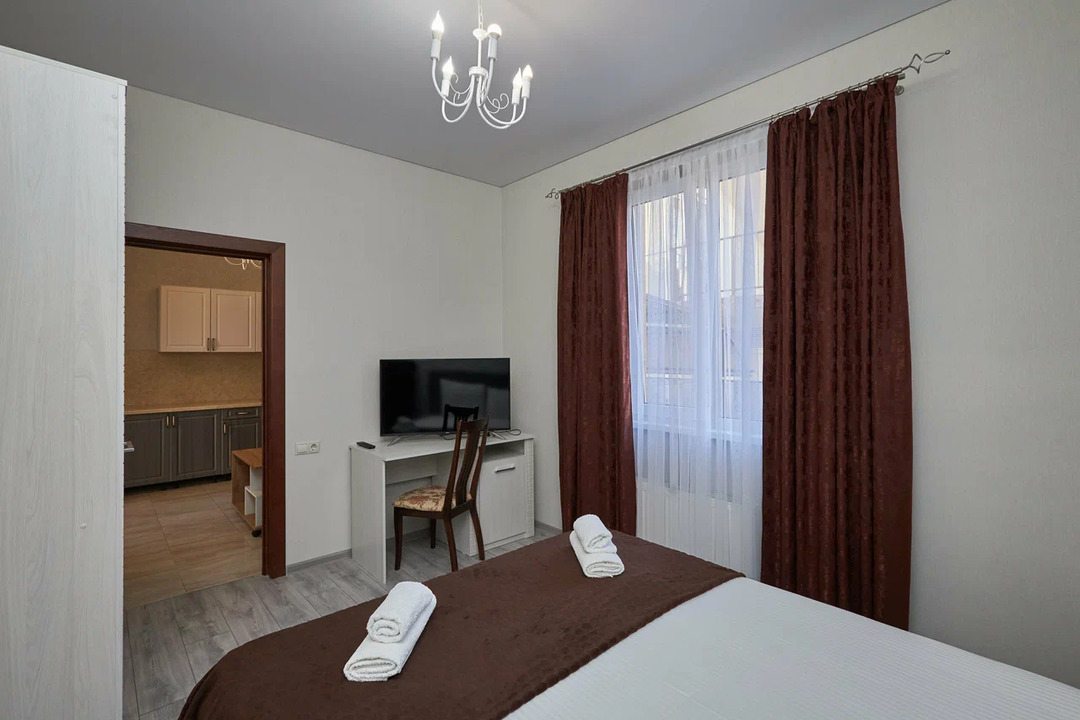 Студио (Апартаменты с кухней), Гостевой дом Бумеранг