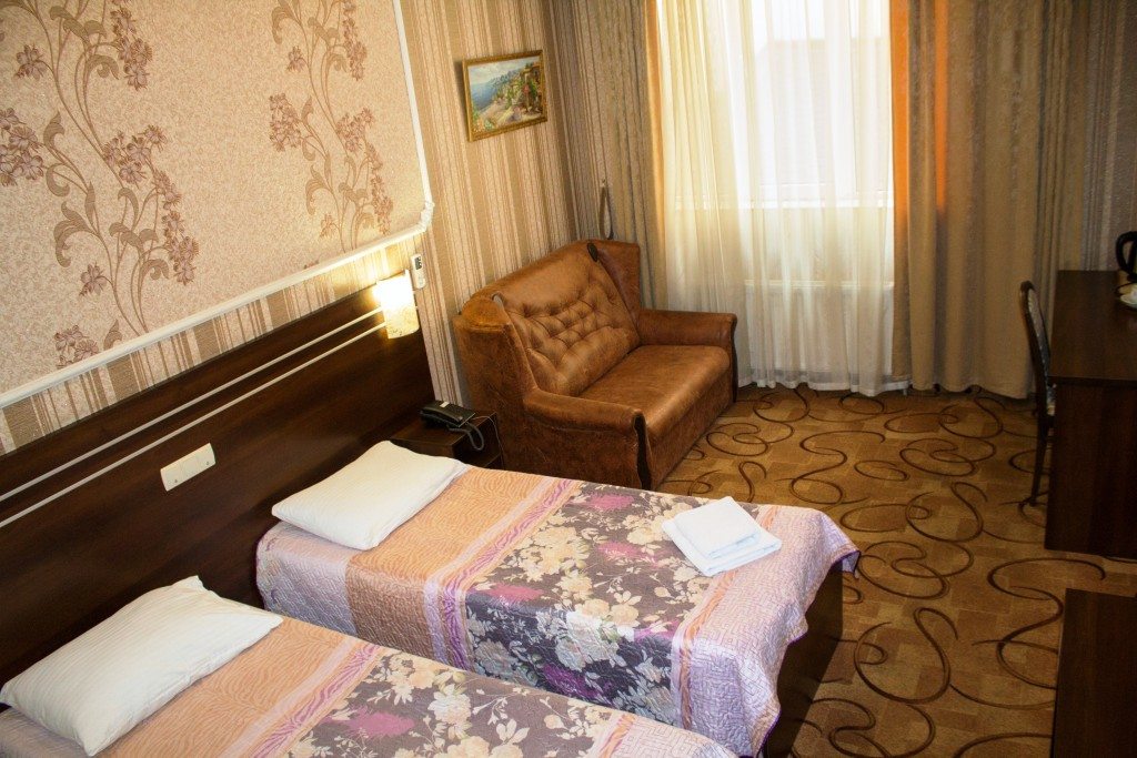 Двухместный (Комфорт с двумя кроватями) отеля Вена, Симферополь