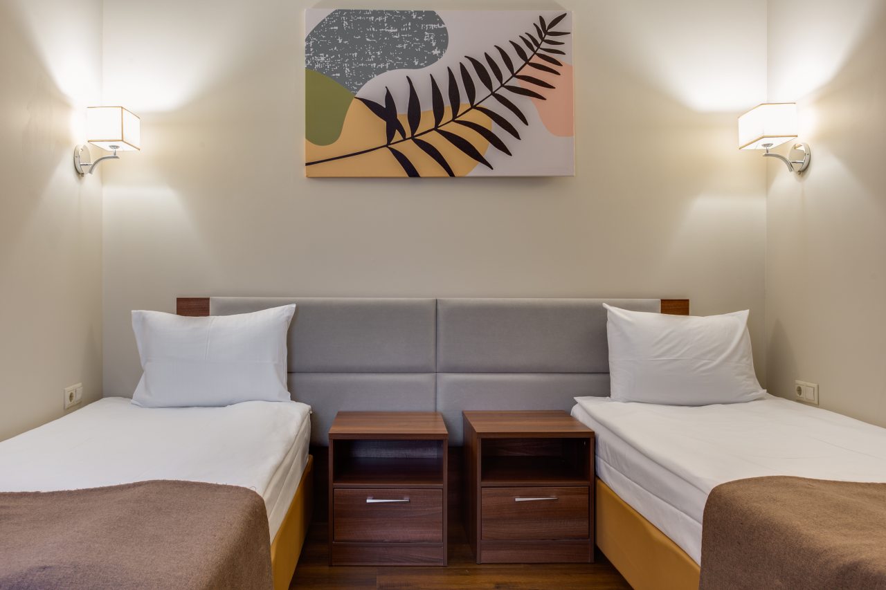 Двухместный (Улучшенный двухместный номер с 1 кроватью или 2 отдельными кроватями), Отель Forton