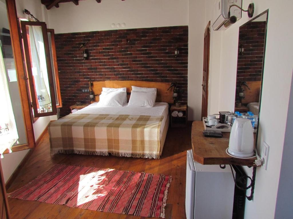 Двухместный (Двухместный номер Делюкс с 1 кроватью или 2 отдельными кроватями) гостевого дома Amazon Petite Palace, Сельчук