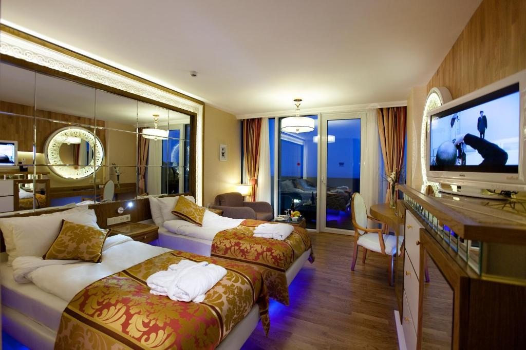 Двухместный (Стандартный двухместный номер с 1 кроватью и видом на море) курортного отеля Granada Luxury Resort & Spa, Окурджалар