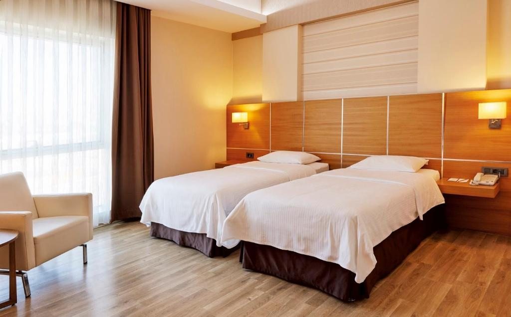 Двухместный (Двухместный номер Делюкс с 1 кроватью или 2 отдельными кроватями) отеля Anemon Adana Hotel, Адана
