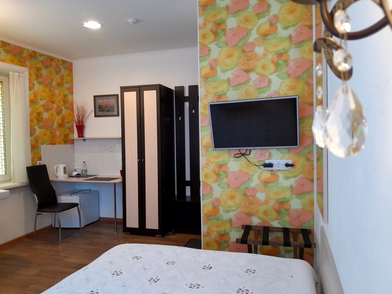 Двухместный (Стандарт с 1,5 спальной кроватью), Отель Модуль