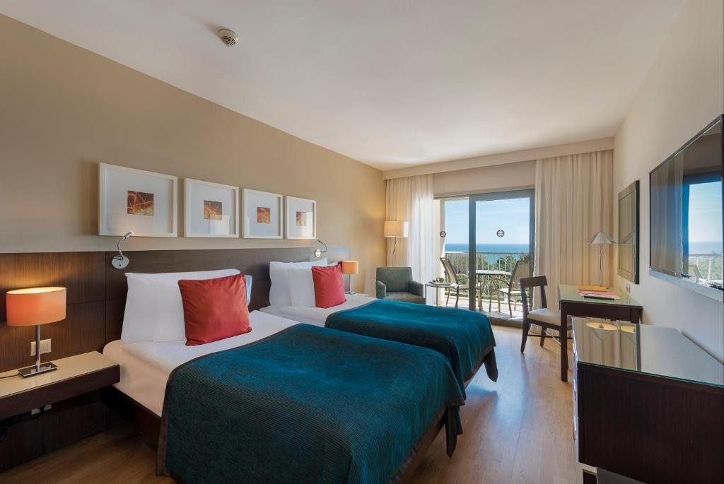 Двухместный (Двухместный номер Делюкс с 1 кроватью или 2 отдельными кроватями и видом на море) отеля Barut Arum, Сиде