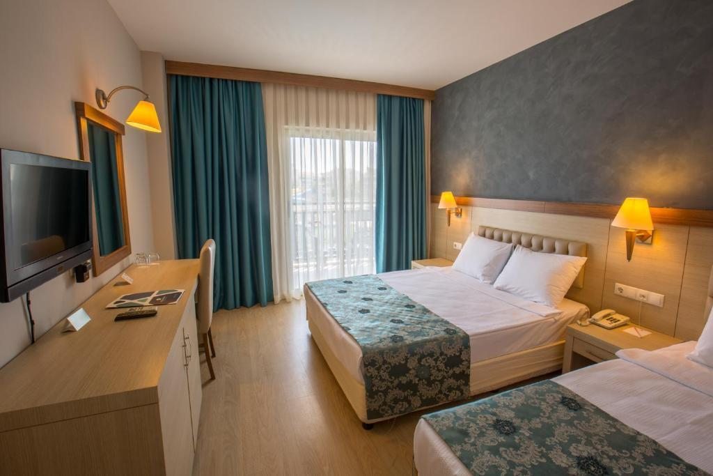 Двухместный (Стандартный двухместный номер с 1 кроватью или 2 отдельными кроватями) отеля Side Aquamarin Resort & Spa, Сиде
