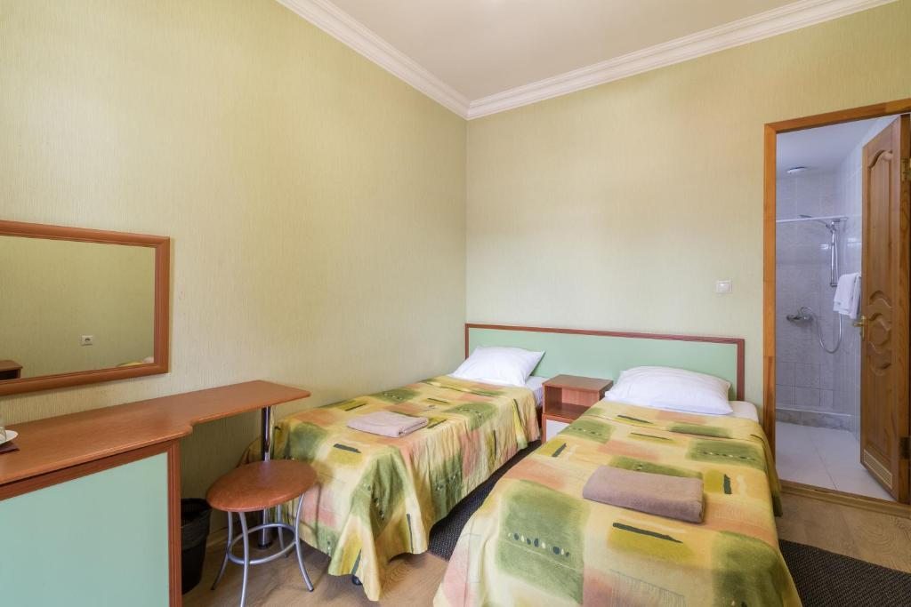 Двухместный (Классический двухместный номер с 2 отдельными кроватями и видом на горы) отеля Фламинго, Адлер