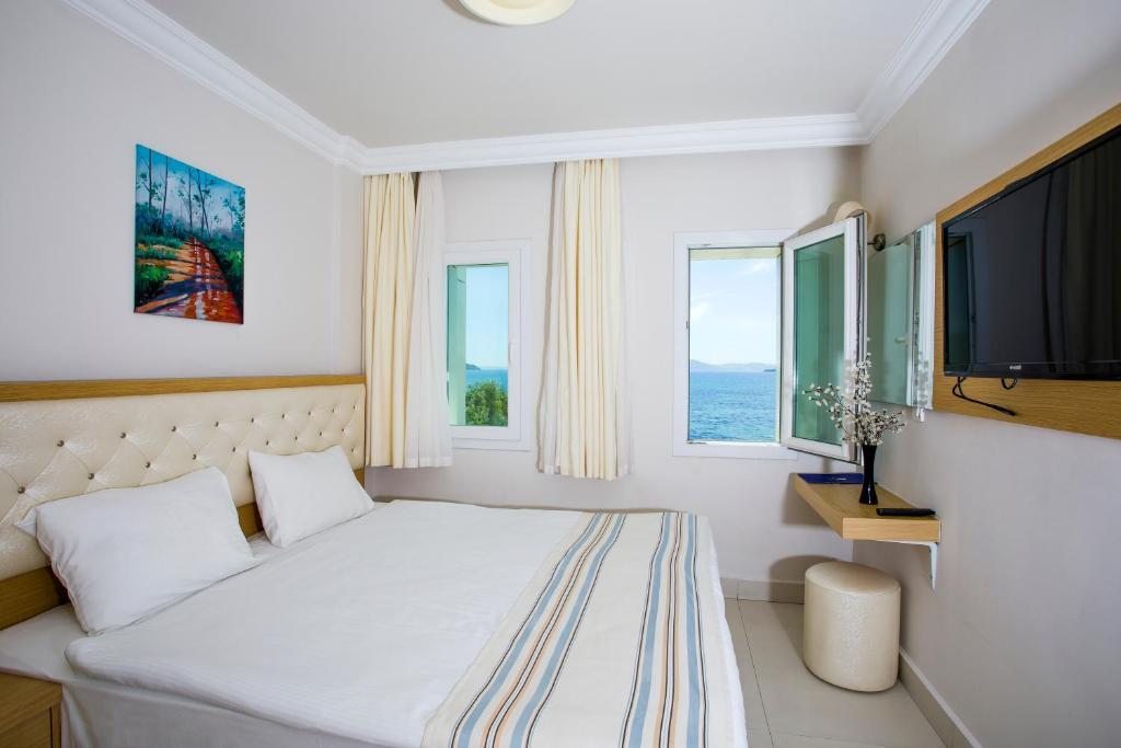 Двухместный (Стандартный двухместный номер с 1 кроватью или 2 отдельными кроватями) курортного отеля Dragut Point North, Тургутреис