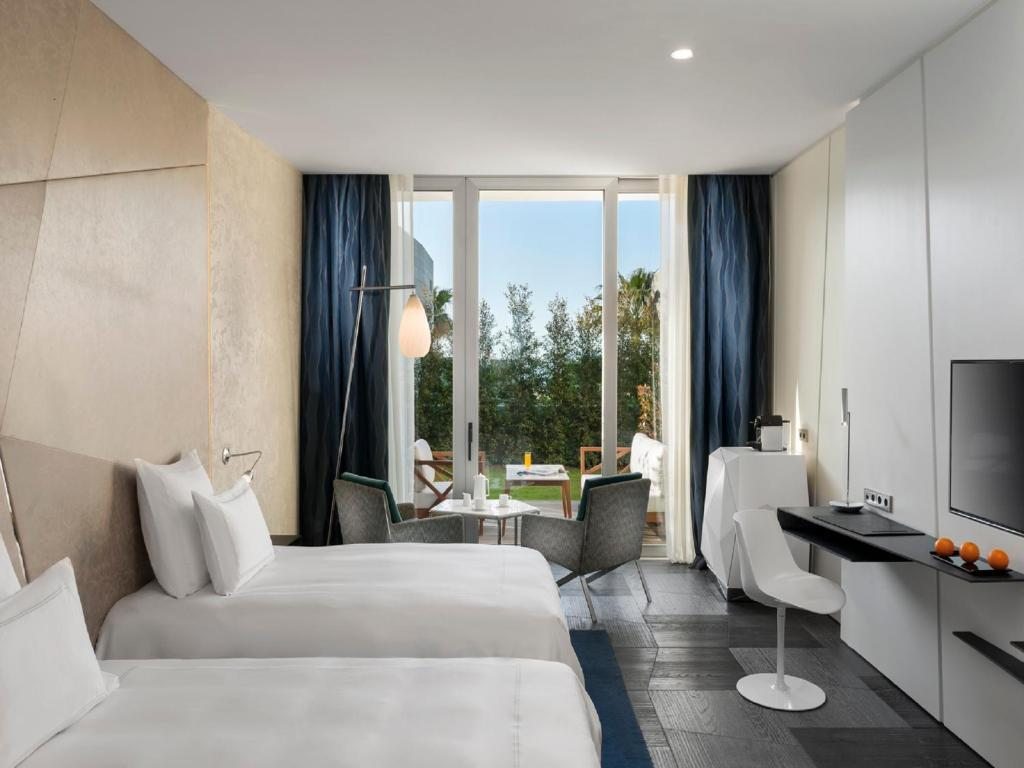 Двухместный (Двухместный номер Swiss Advantage с 2 отдельными кроватями и окном) курортного отеля Swissôtel Resort Bodrum Beach, Тургутреис