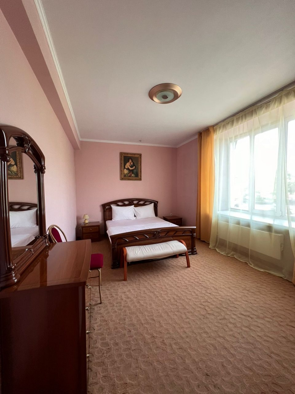 Одноместный (Стандарт с 2х спальной кроватью), Отель Заря