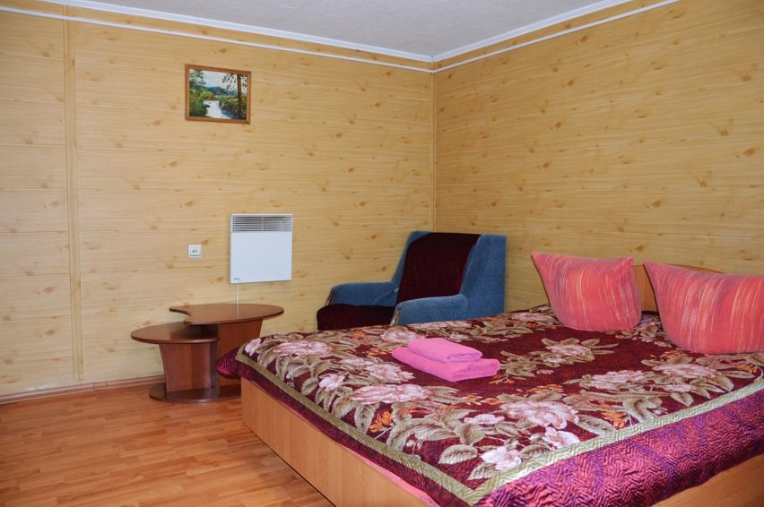 Двухместный (Улучшенный, Под дерево, 2 корпус) гостиницы Алтын Туяк, Горно-Алтайск