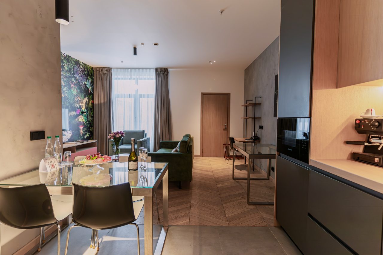 Двухместный (Премиум Апартаменты с одной спальней), Апарт-отель Mamaison All-Suites Spa Hotel Pokrovka