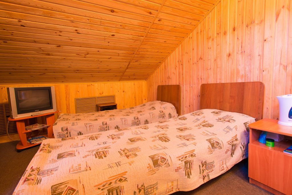 Двухместный (С двумя односпальными кроватями, № 107) гостиницы Алмаз, Казань