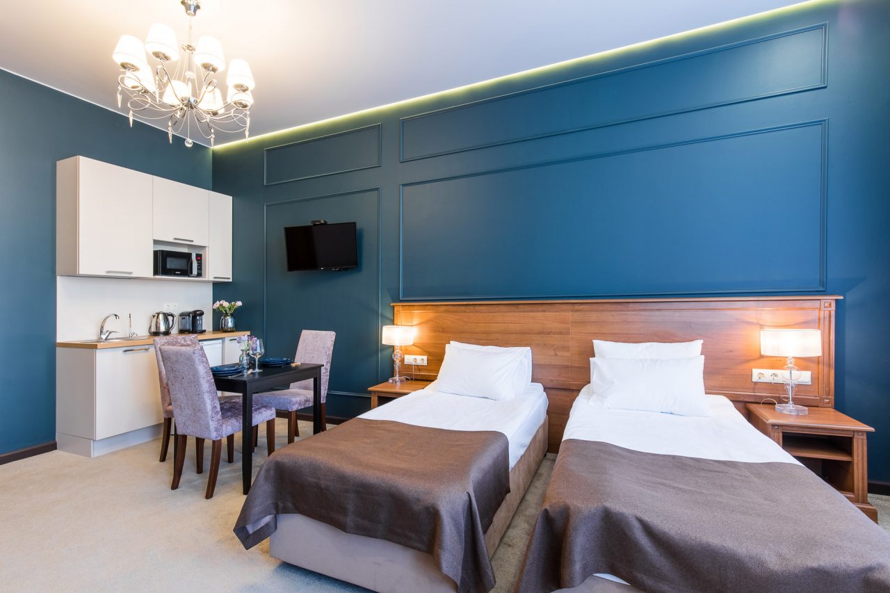 кухонная зона кровать