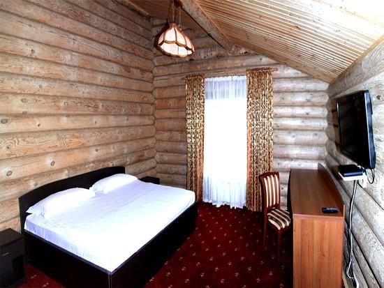 Двухместный (В деревянном домике) гостиницы Лежневская Лагуна, Лежнево