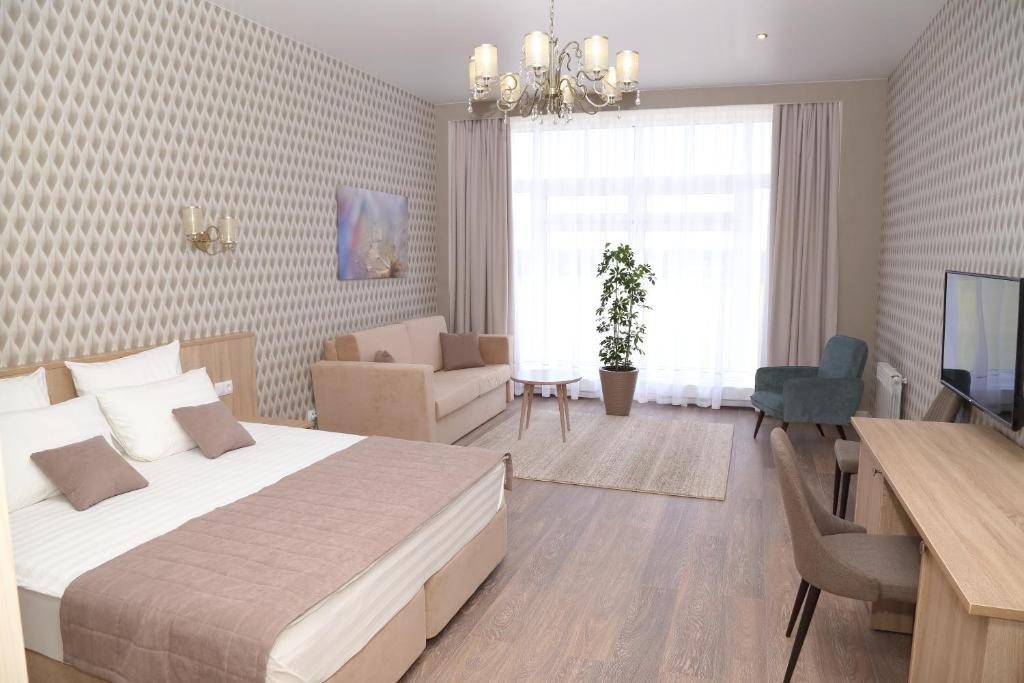 Двухместный (Двухместный номер с 1 кроватью или 2 отдельными кроватями и красивым видом) отеля На Ваге, Вельск