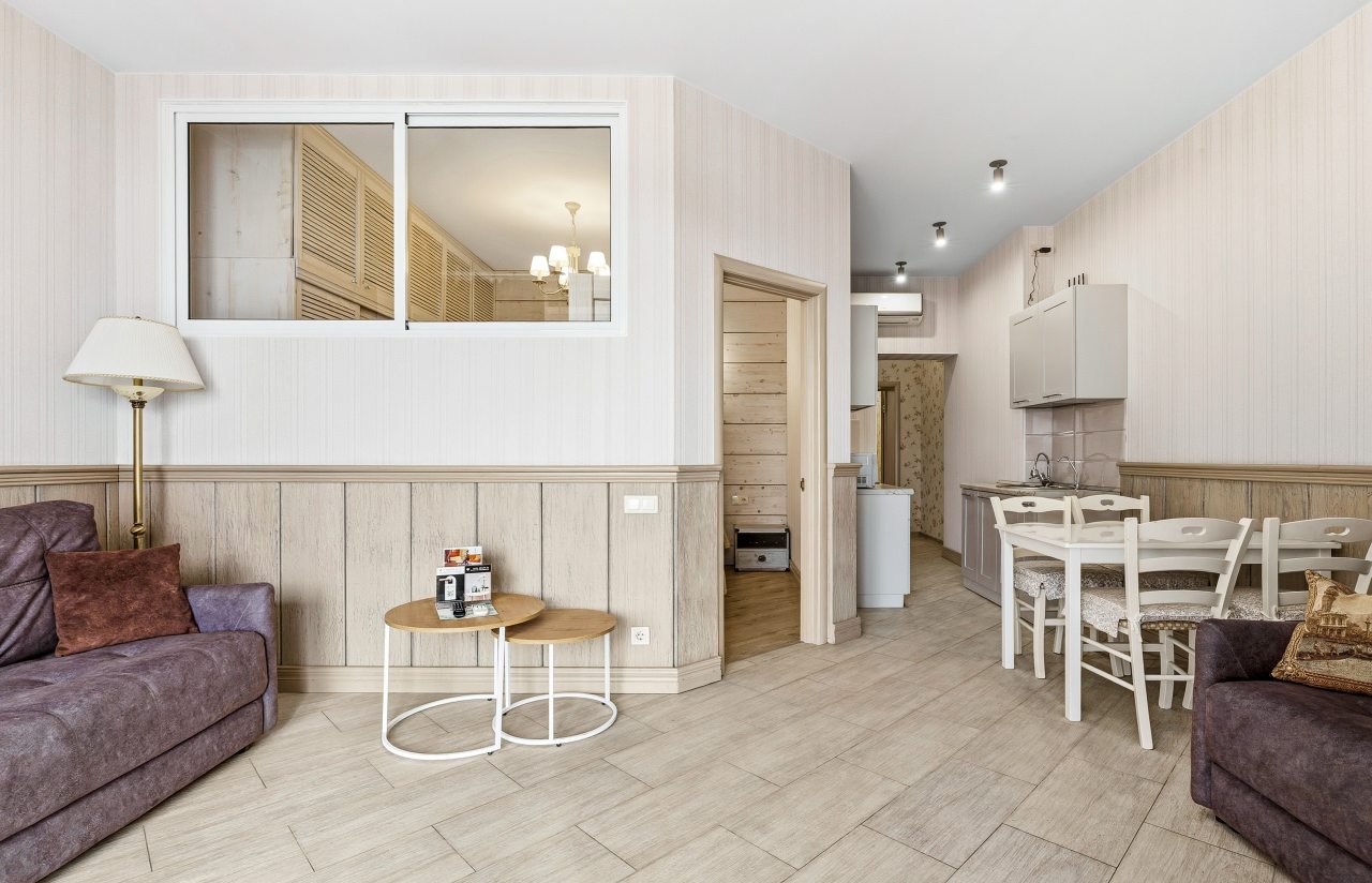 Четырехместный (Одна спальня №24А), Апартаменты Фамилия делюкс