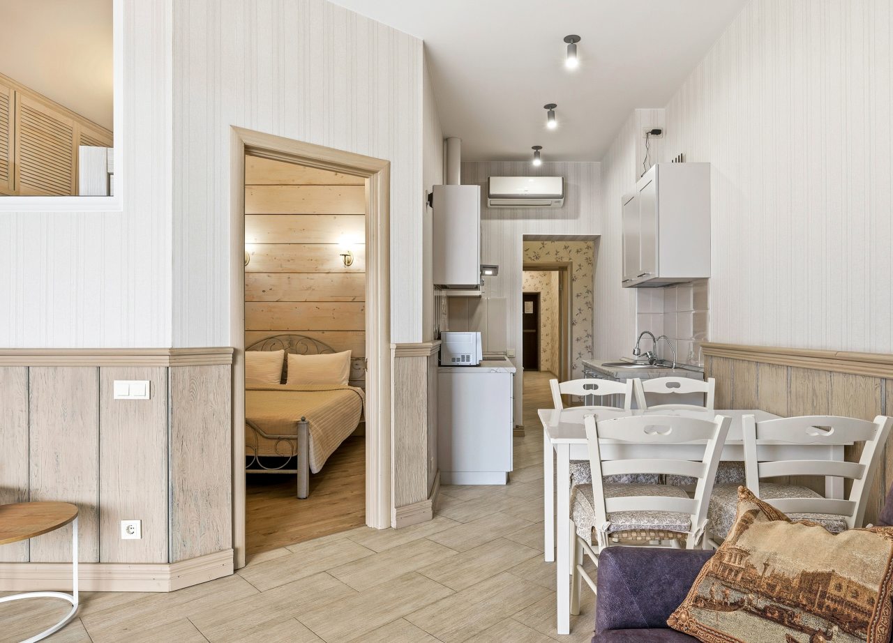 Четырехместный (Одна спальня №24А), Апартаменты Фамилия делюкс