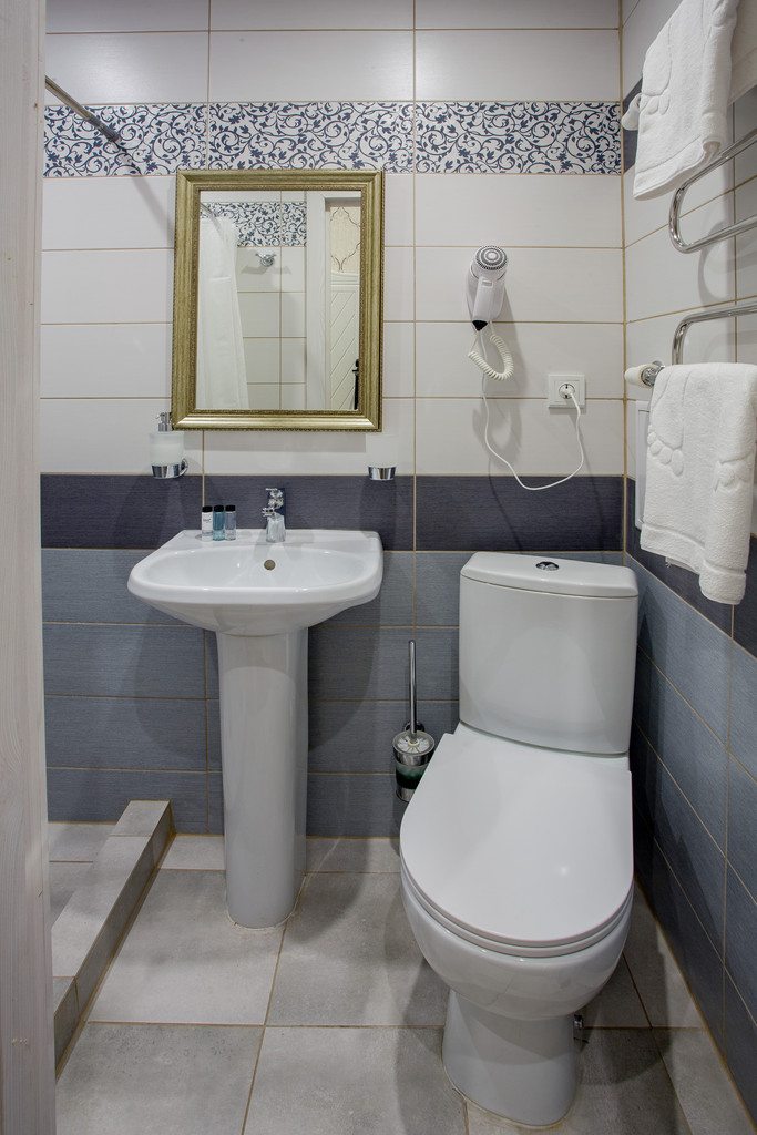Ванная комната в апарт-отеле Петровский Арт Лофт, Санкт-Петербург. Апарт-отель Петровский Арт Лофт