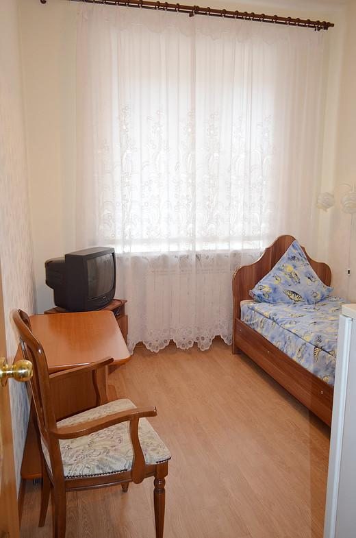 Одноместный (Стандартный одноместный номер с душем) мини-отеля Лесная поляна, Жирновск