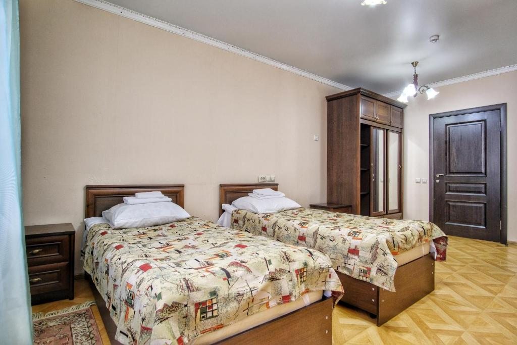 Двухместный (Двухместный номер Делюкс с 2 отдельными кроватями) гостевого дома Горный Воздух, Архыз