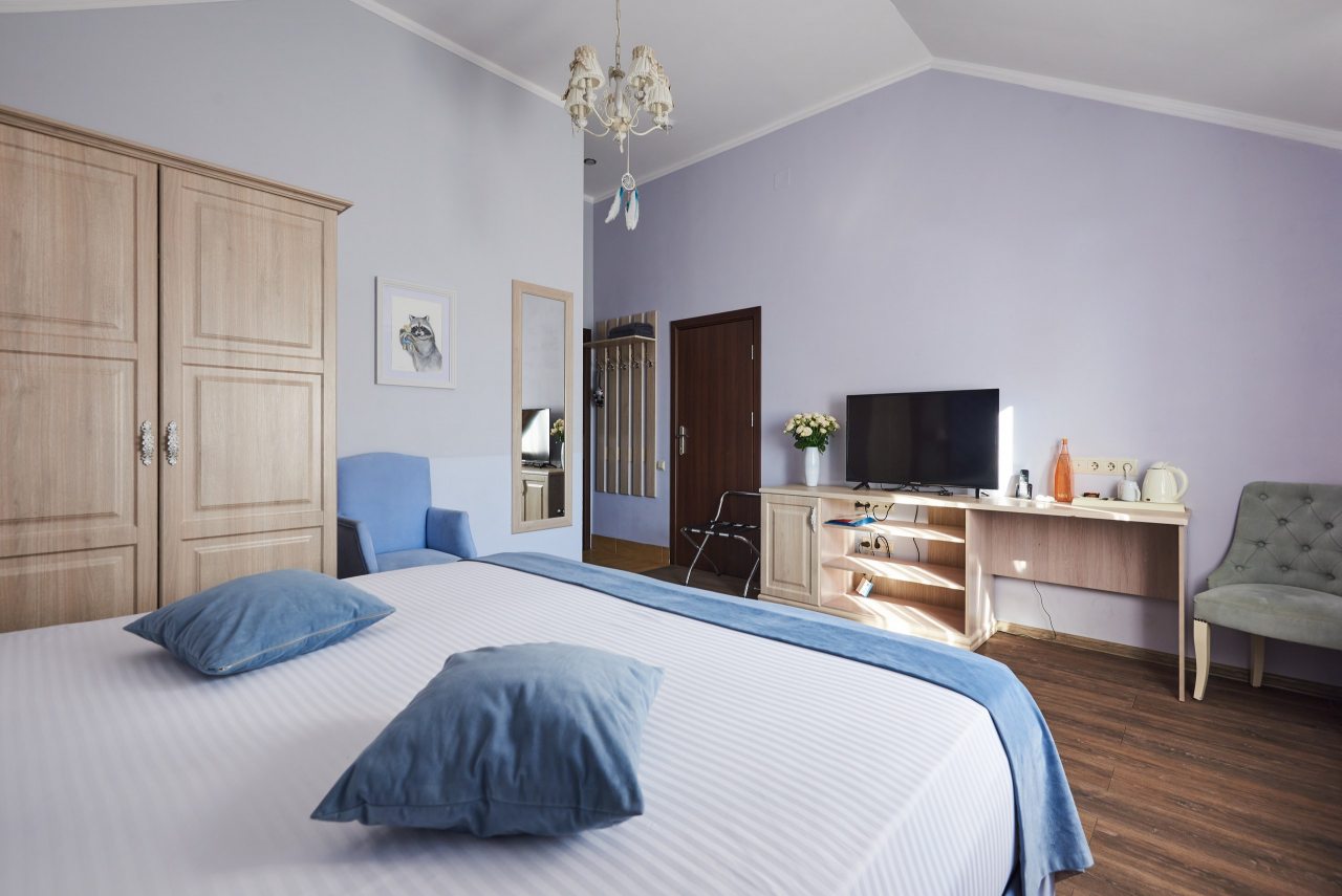 Двухместный (Улучшенный с 1 кроватью или 2 отдельными кроватями, вид на горы), Гостевой дом Alm Hotel