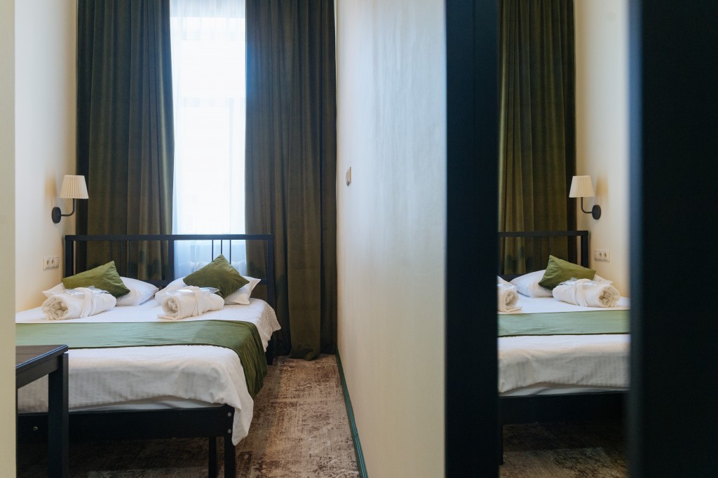 Двухместный (Номер с двуспальной кроватью) гостиницы Apple Dream Hotel, Москва