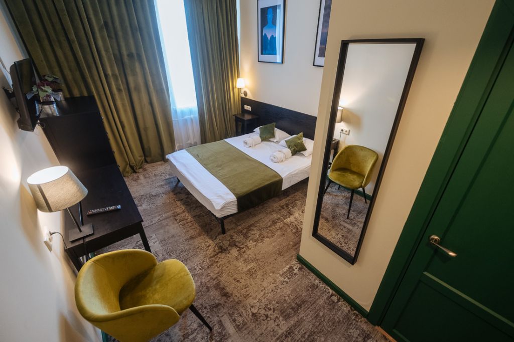 De Luxe (С двуспальной кроватью) гостиницы Apple Dream Hotel, Москва