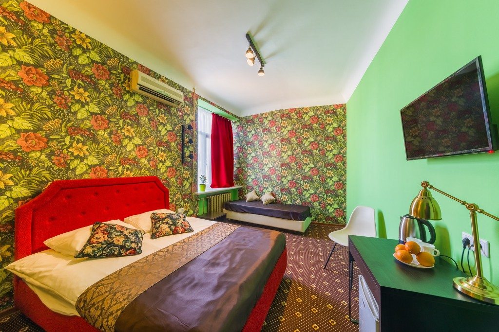 Двухместный (Стандарт, С 1 кроватью или 2 отдельными кроватями) отеля Апельсин Чистые пруды, Москва
