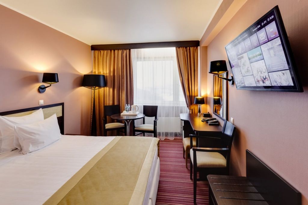 Двухместный (Номер стандарт с 1 двухспальной кроватью) гостиницы Сервис бронирования и размещения Вега Измайлово (Инфинити-групп), Москва